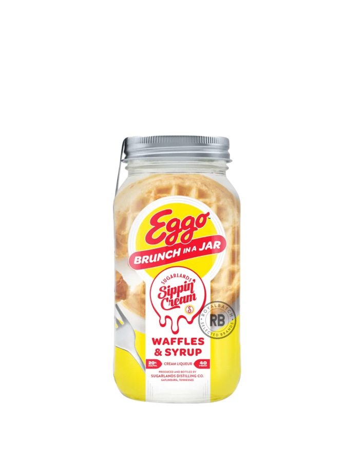 Sugarlands Eggo Brunch In a Jar Waffles & Syrup Cream Liqueur