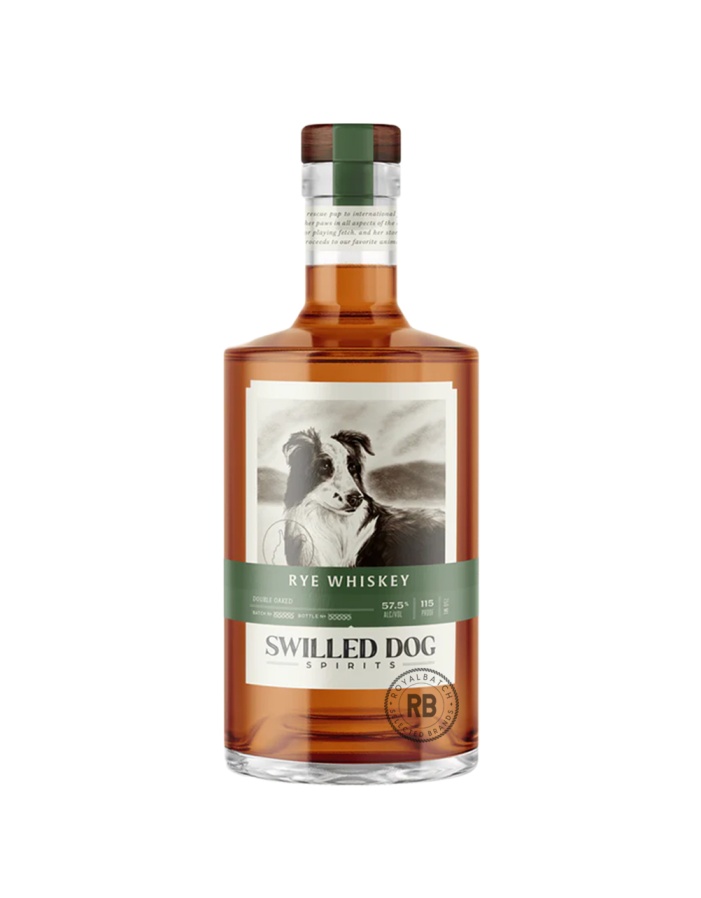 Swilled Dog Double Oaked Rye Whiskey