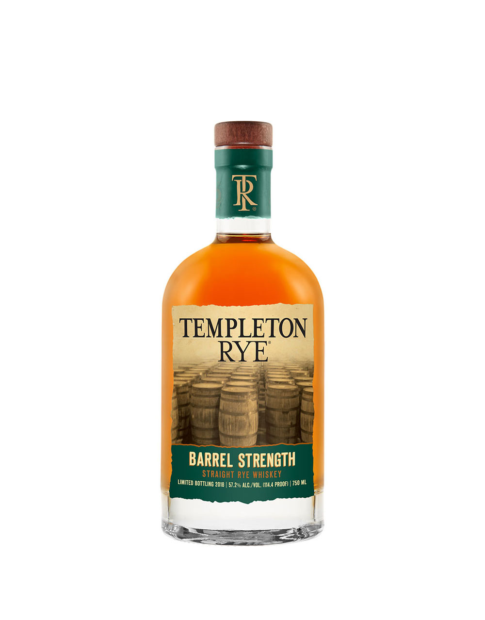 Templeton Barrel Strength Straight Rye Whiskey