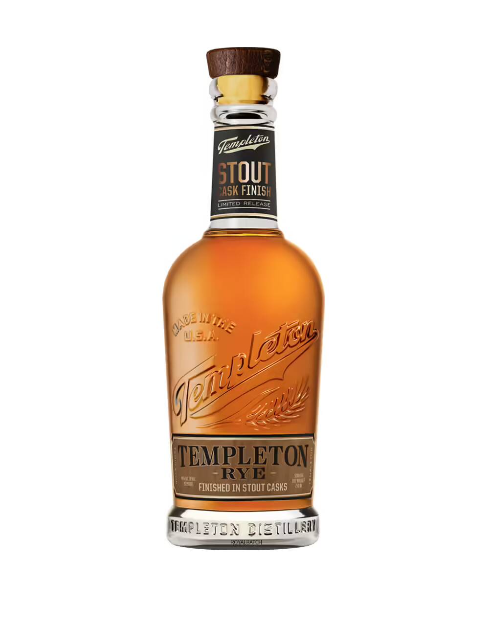 Templeton Stout Cask Finish Limited Release Rye Whiskey
