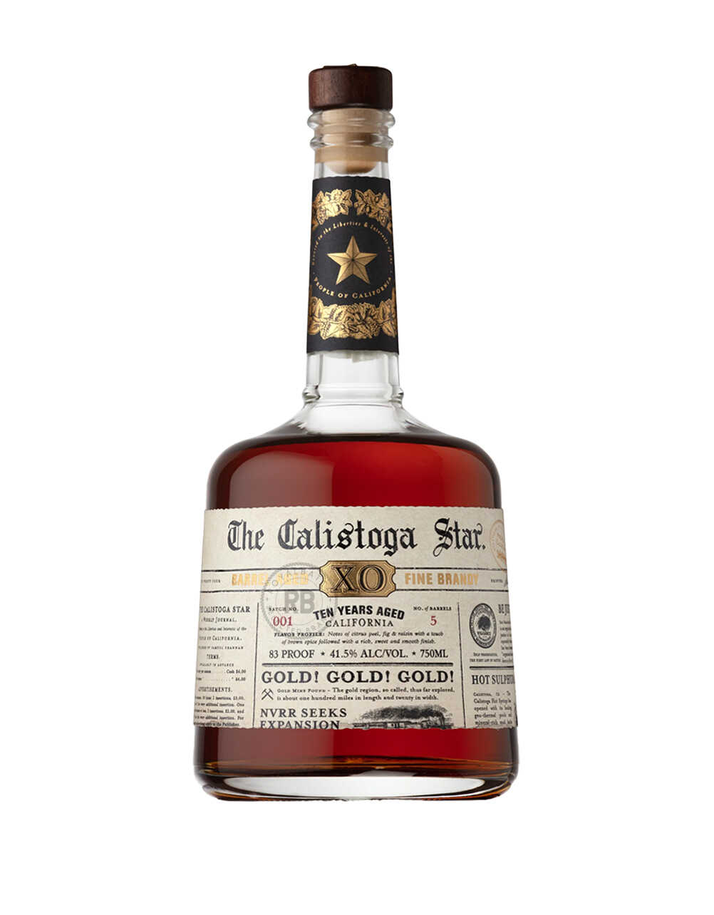 The Calistoga Star Barrel Aged XO Fine Brandy