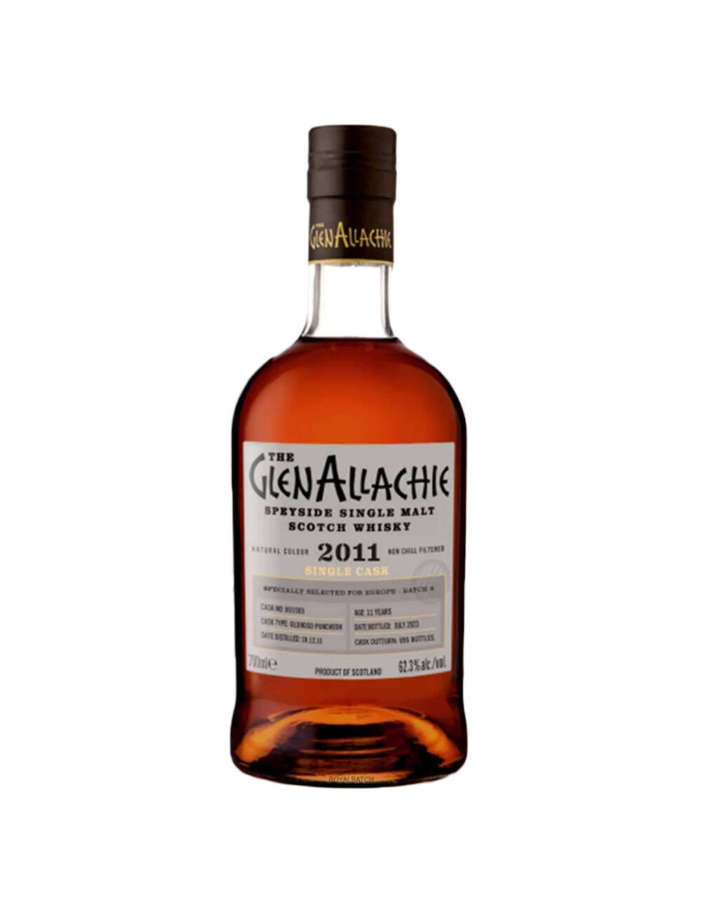 The GlenAllachie Speyside Single Cask Scotch Whiskey 2011