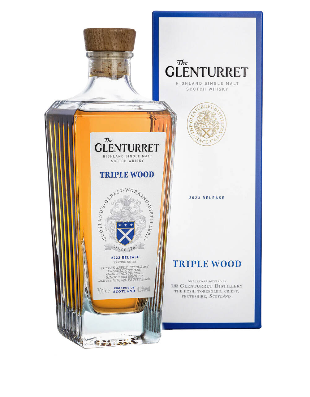 The Glenturret Triple Wood Single Malt Scotch Whisky 2023