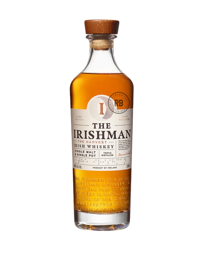 The Irishman The Harvest Triple Distilled Single Malt Irish Whiskey