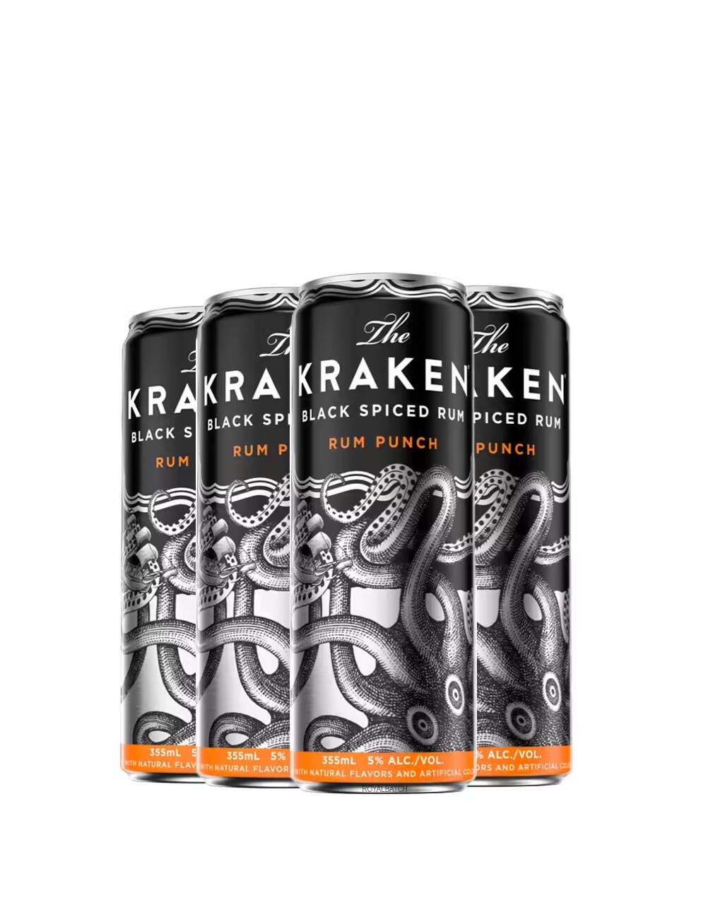 The Kraken Black Spiced Rum Punch (4 Pack) 355ml