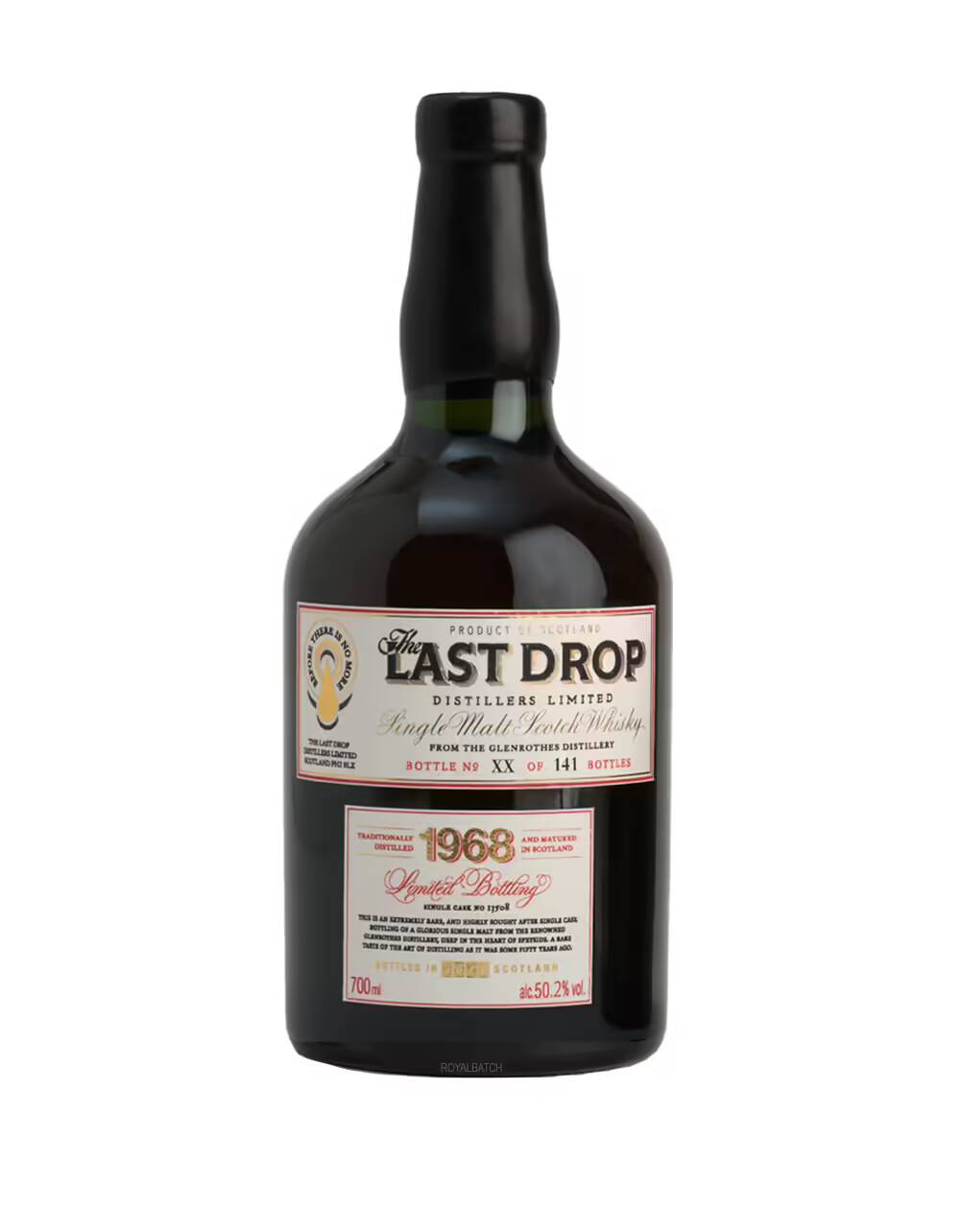 The Last Drop 1968 Year Old Cask 13504 Bottle No 159 Scotch Whisky