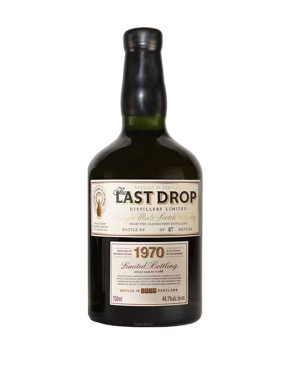 The Last Drop Glenrothes 1970 Year Old Scotch Whisky