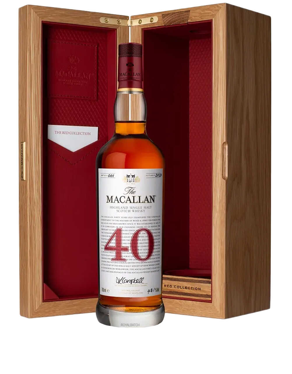 The Macallan Red Collection 40 Year Old Single Malt Scotch Whisky