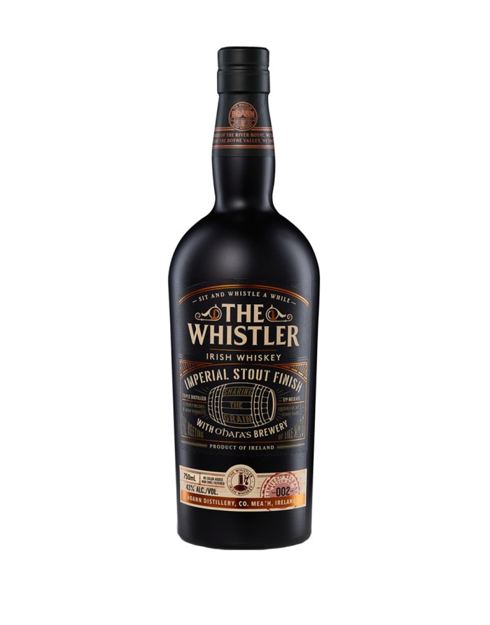 The Whistler Imperial Stout Triple Distilled Irish Whiskey