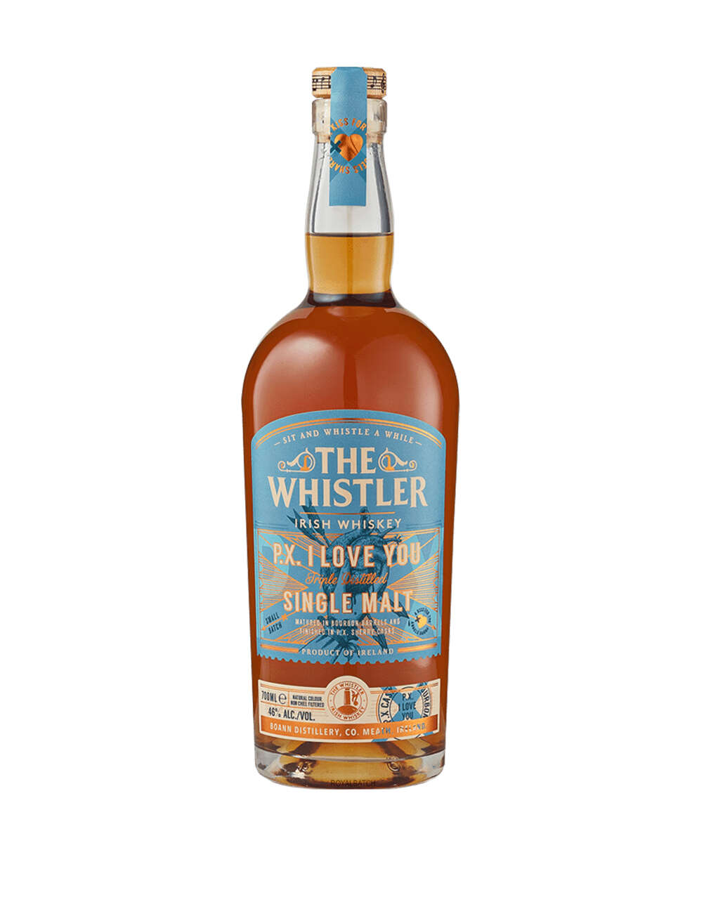 The Whistler P. X. I Love You Single Malt Irish Whisky