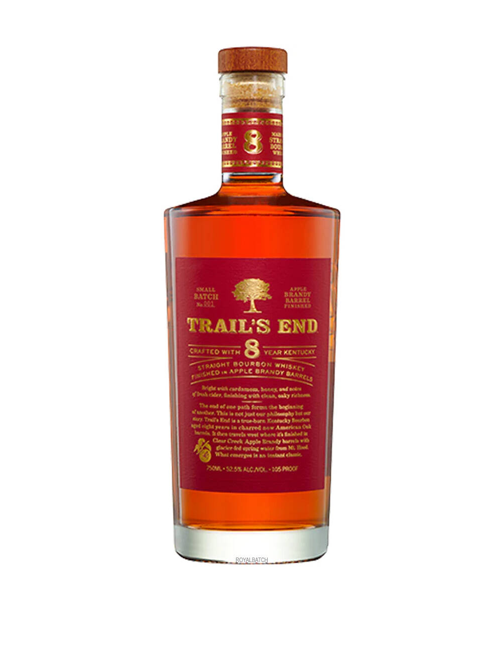 Trails End 8 Year Old Finished in Apple Brandy Barrels Bourbon Whiskey