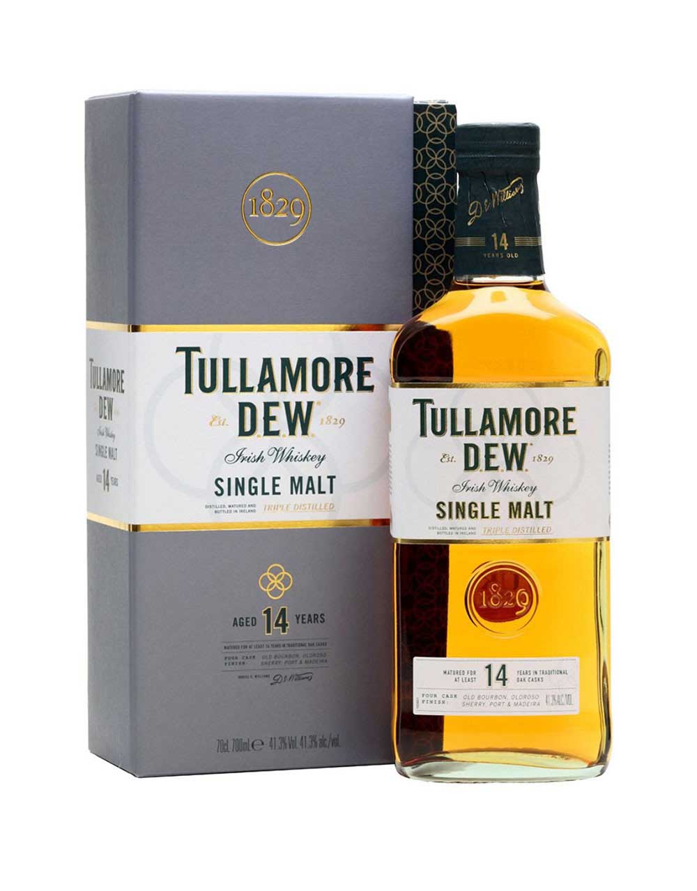 Tullamore D.E.W. 14 Year Old Single Malt Irish Whiskey