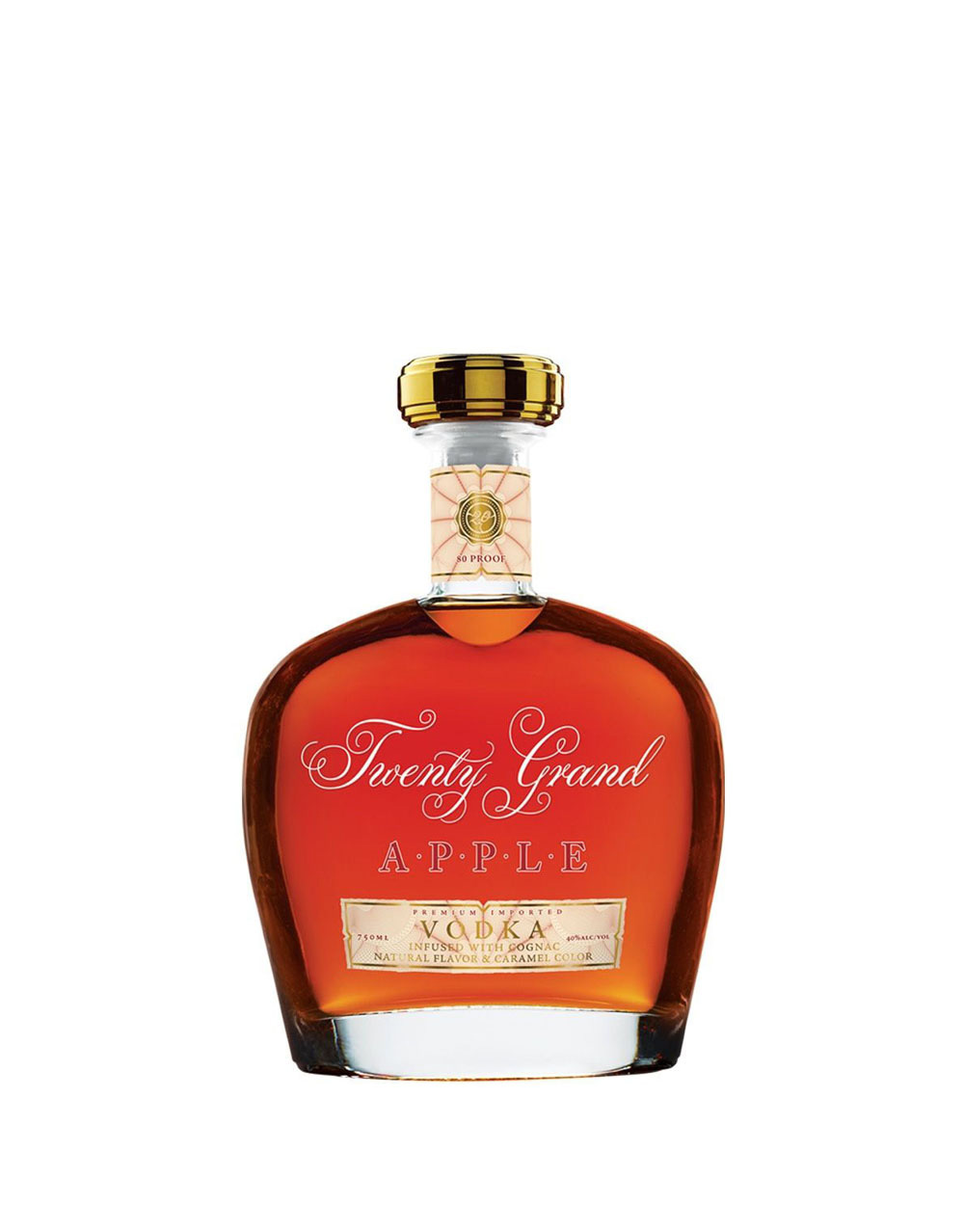 Twenty Grand APPLE VODKA Infused with Cognac