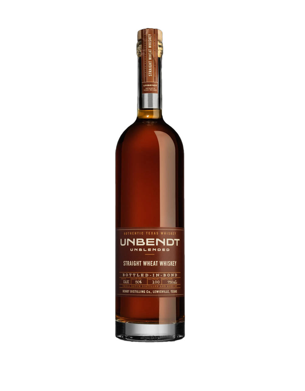 Unbendt Unblended Straight Wheat Whiskey