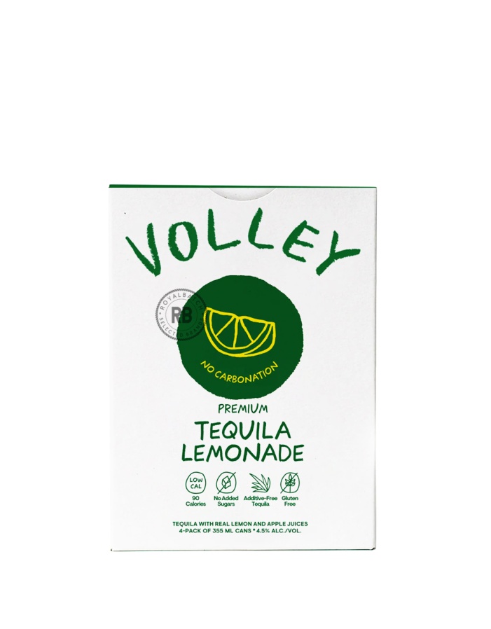 Volley Tequila Lemonade Canned Cocktail 4 Pack x 355 ml