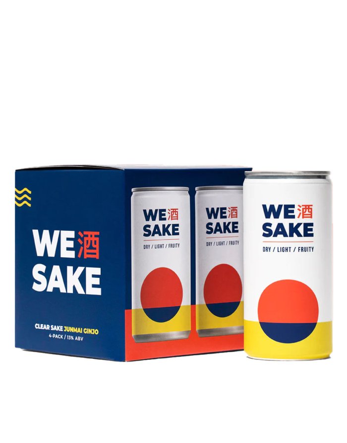 We Sake Clear Sake Junmai Ginjo (4 Pack) 200ml