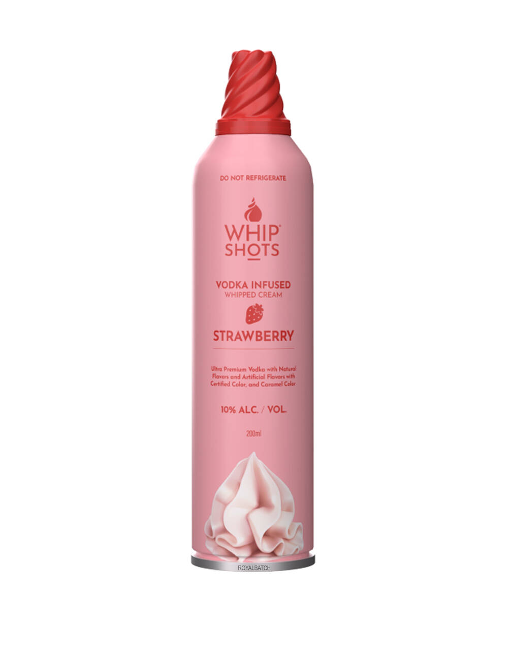 Whip Shots Vodka Infused Strawberry Whipped Cream 200ml