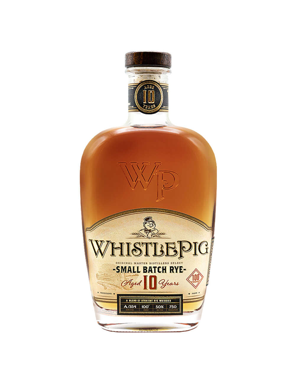 WhistlePig 10 Year Old 100 Proof Straight Rye Whiskey 375mL