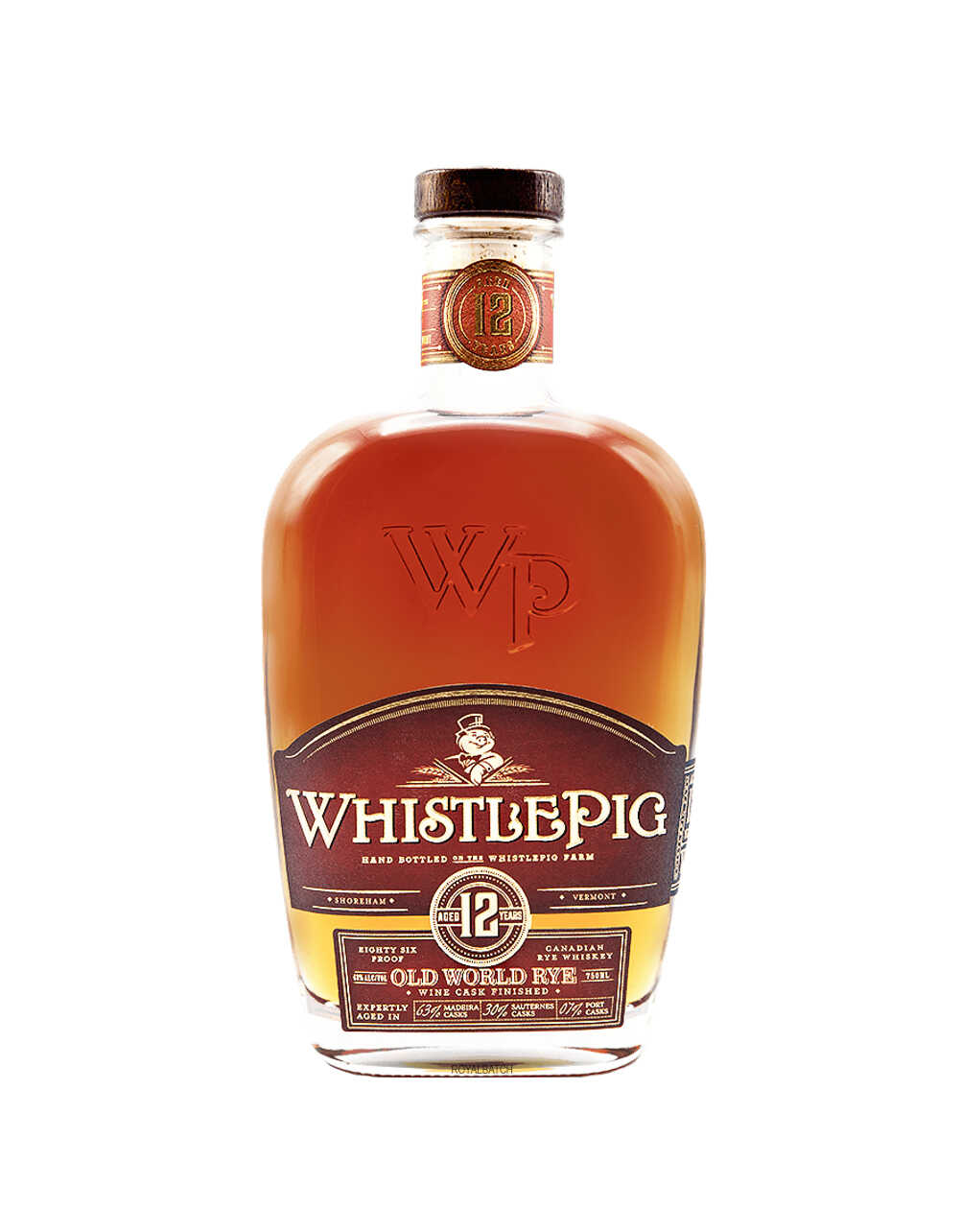 WhistlePig 12 Year Old World Cask Rye Whiskey