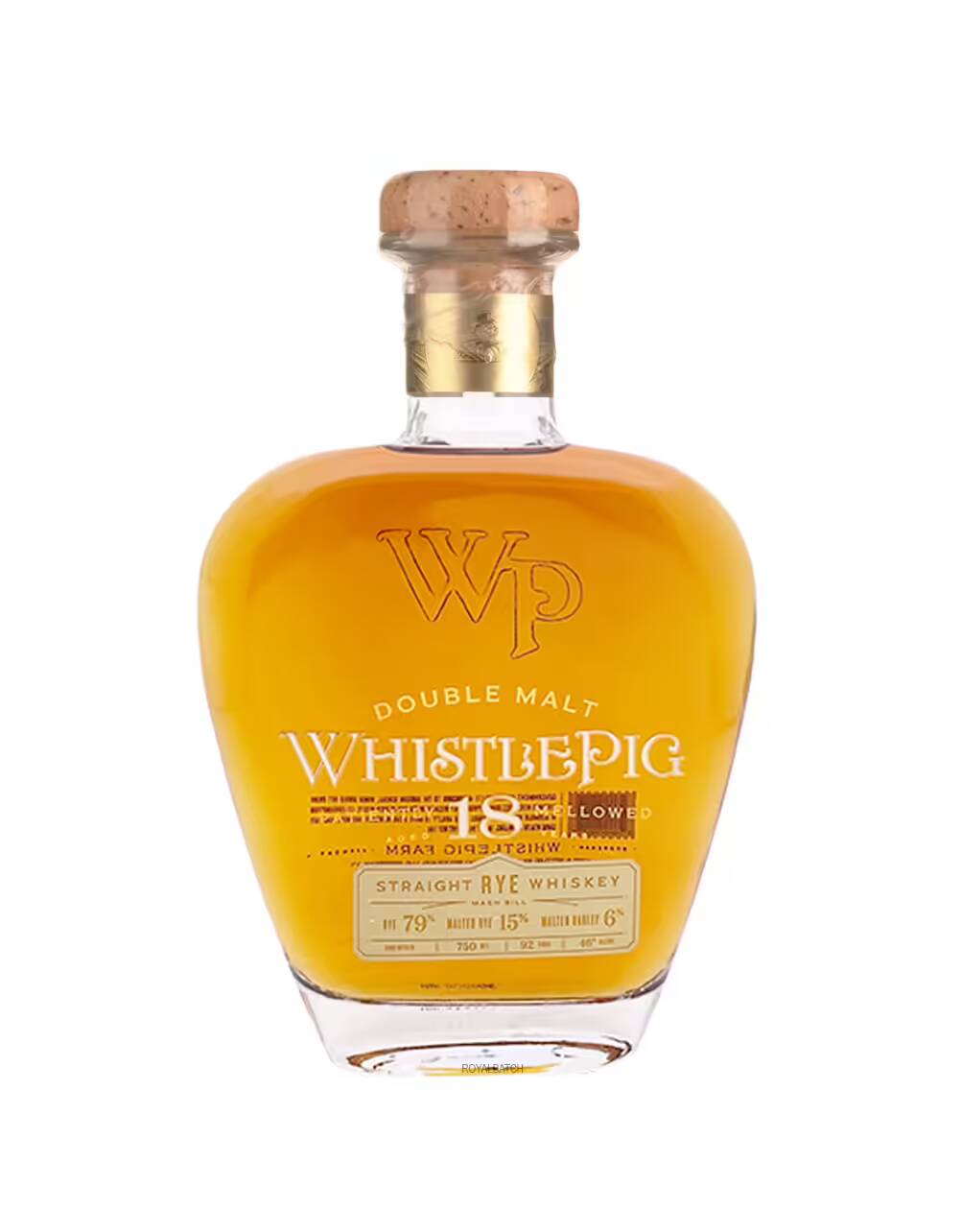 WhistlePig Double Malt 18 Year Old Straight Rye Whiskey