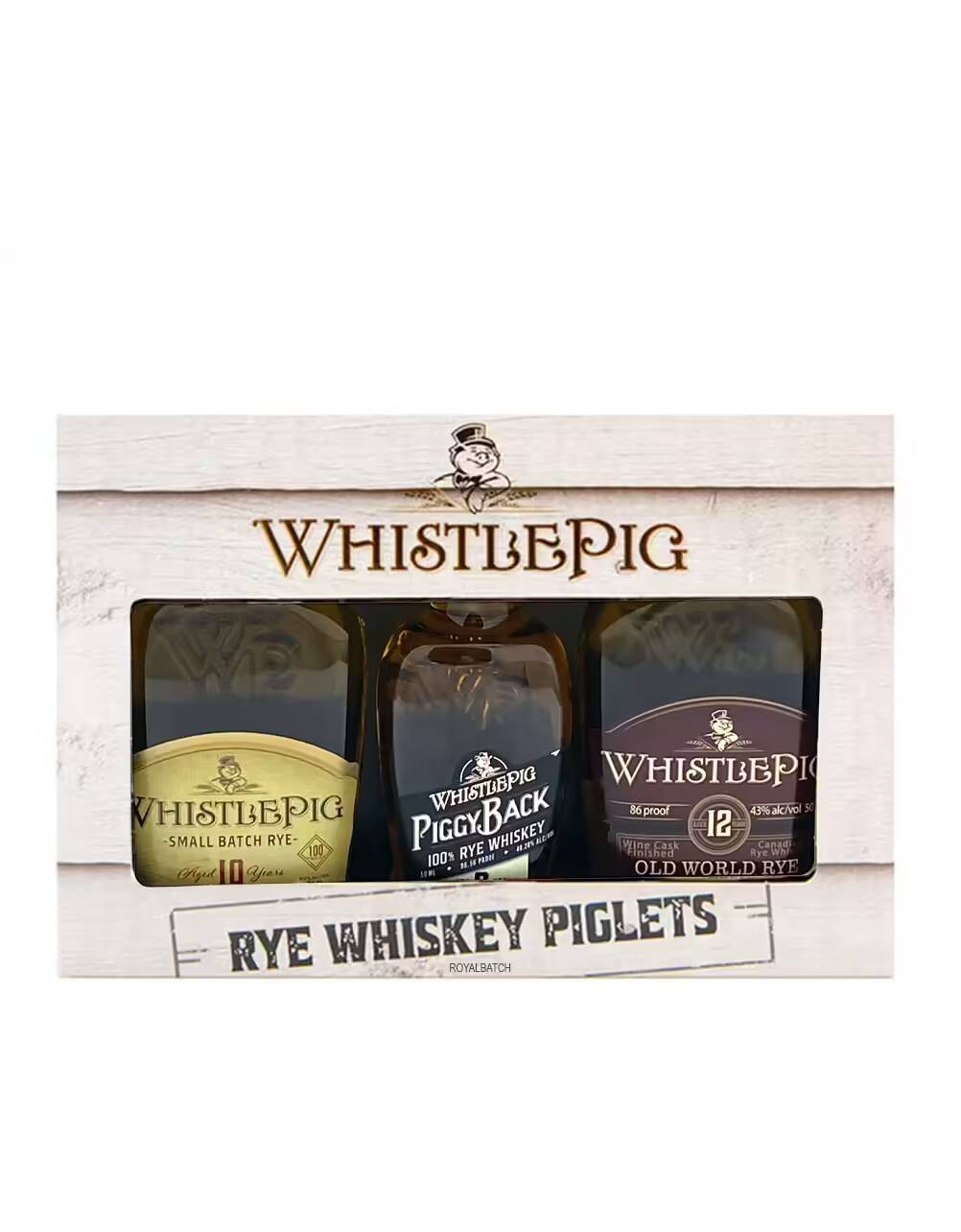 WhistlePig Rye Whiskey Piglets Gift Set (3 x 50ml)