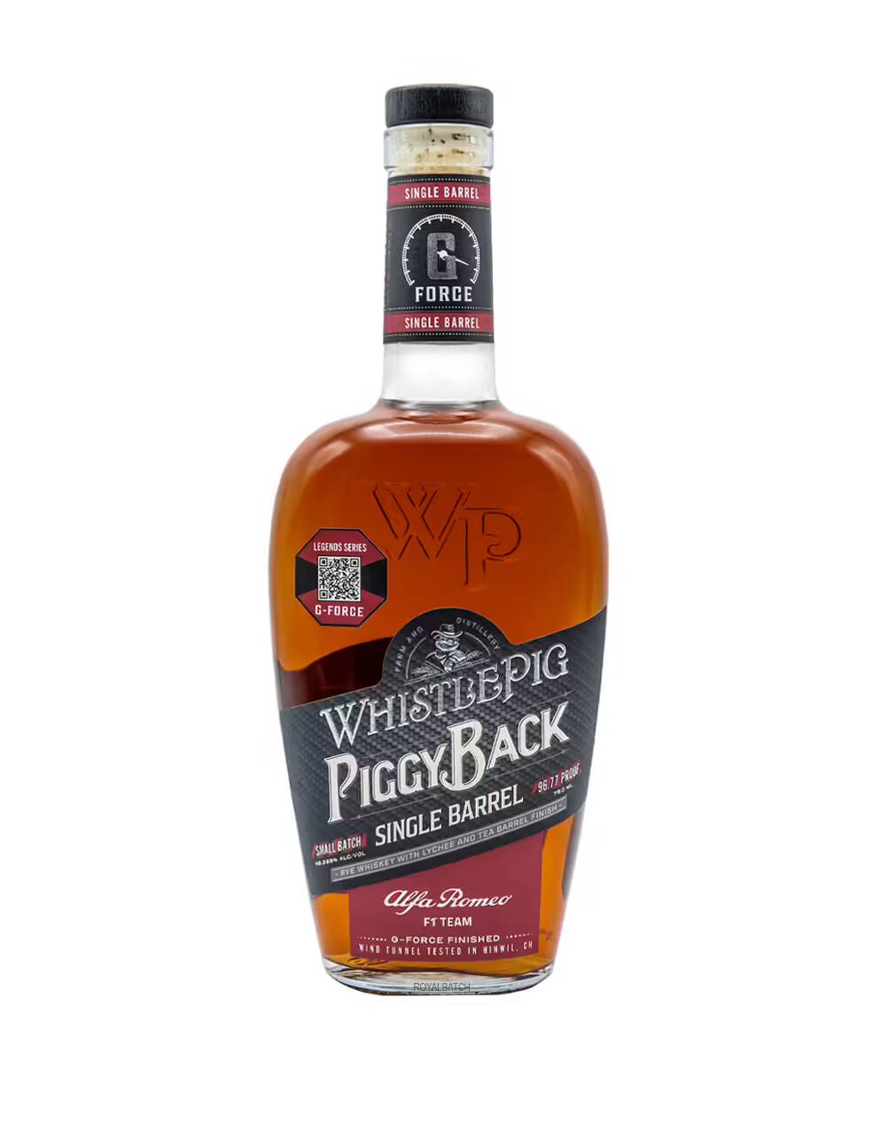 WhistlePig X Alfa Romeo F1 Team PiggyBack Single Barrel Whiskey