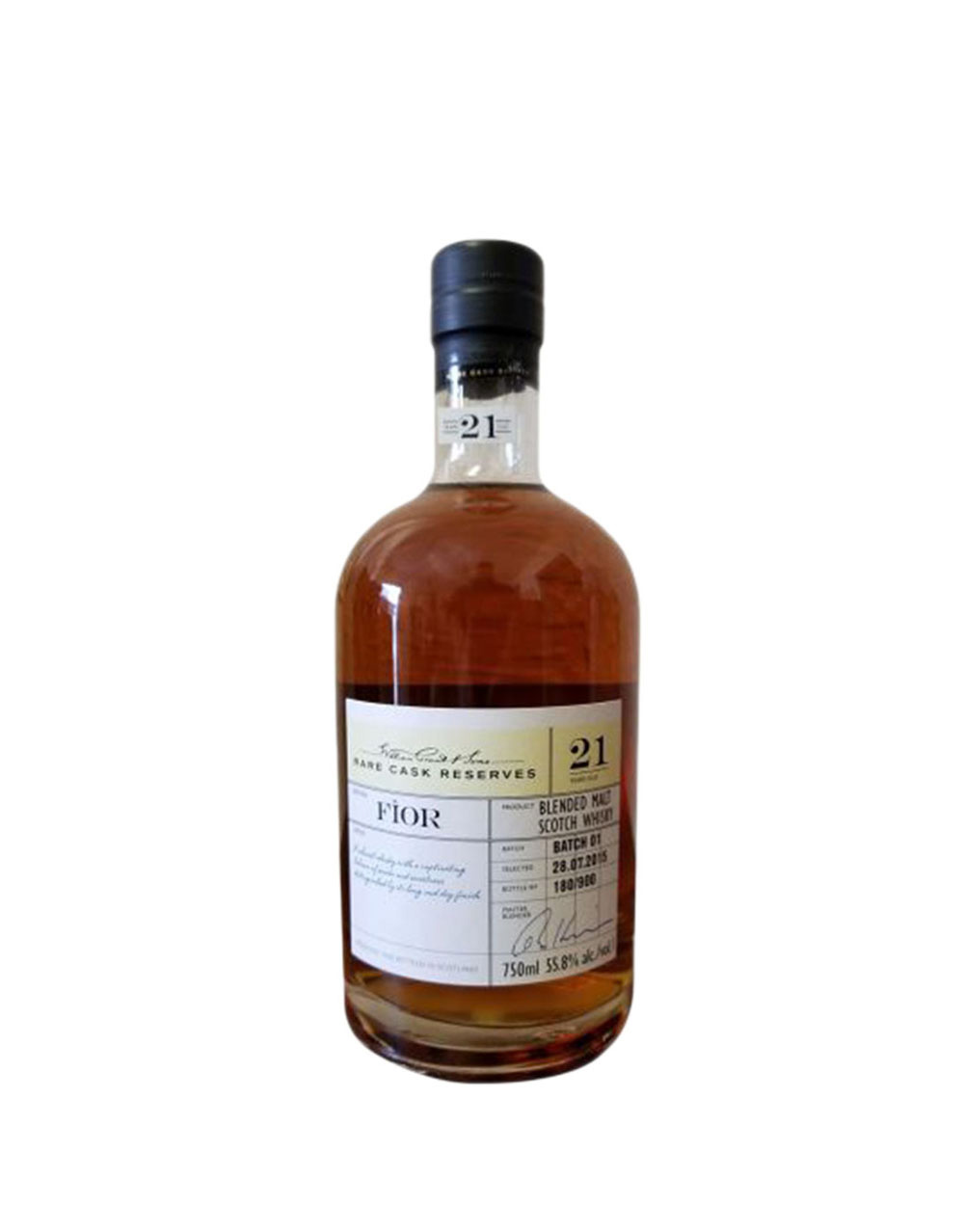 William Grant 21 Year Old Rare Cask Reserves 'Fior'