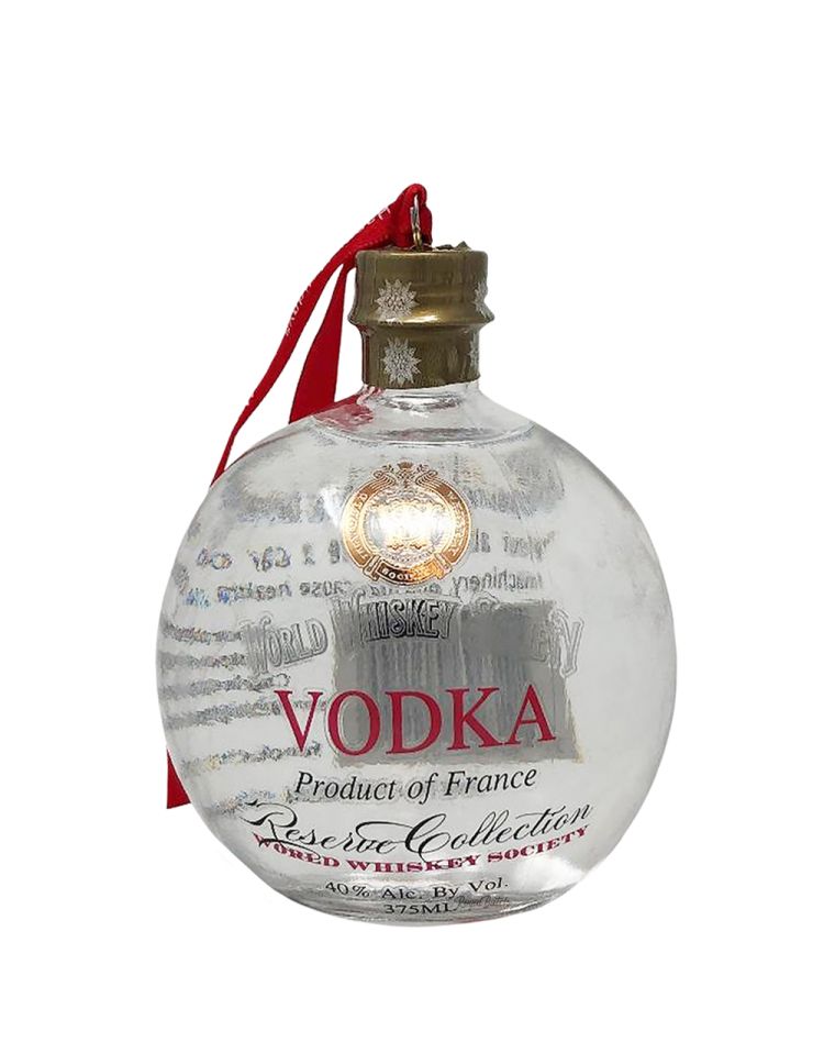 World Whiskey Society Christmas balls Vodka 375ml