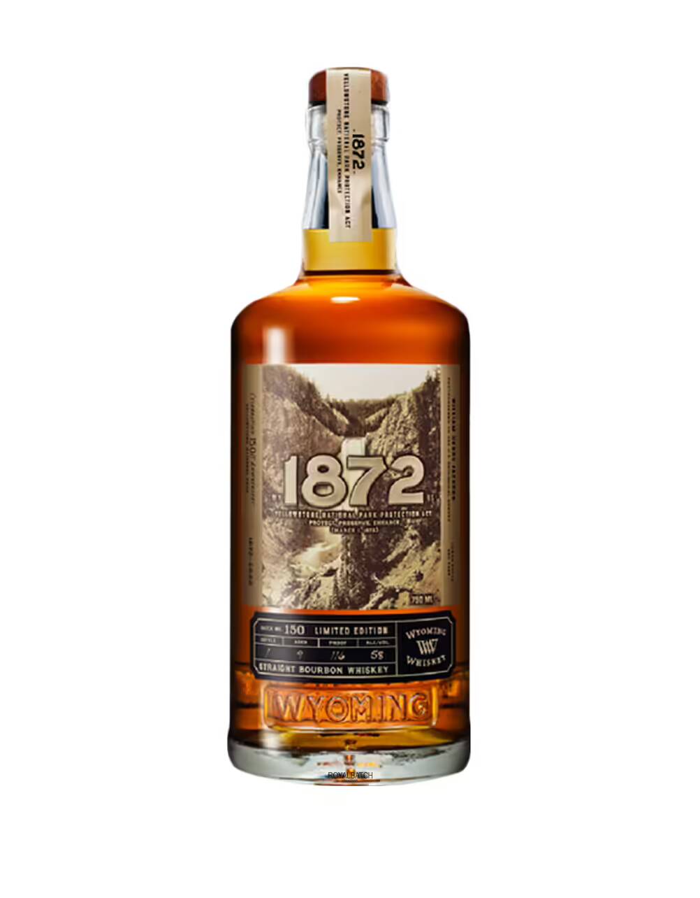 Wyoming 1872 straight bourbon whiskey - Limited Edition