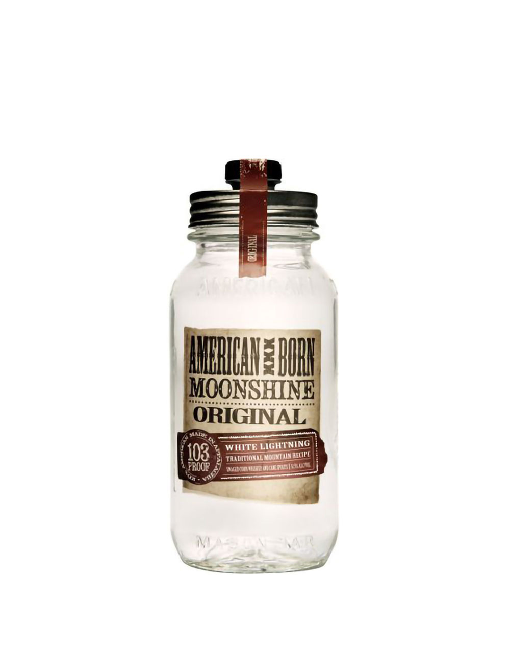 American Born White Lightning Moonshine