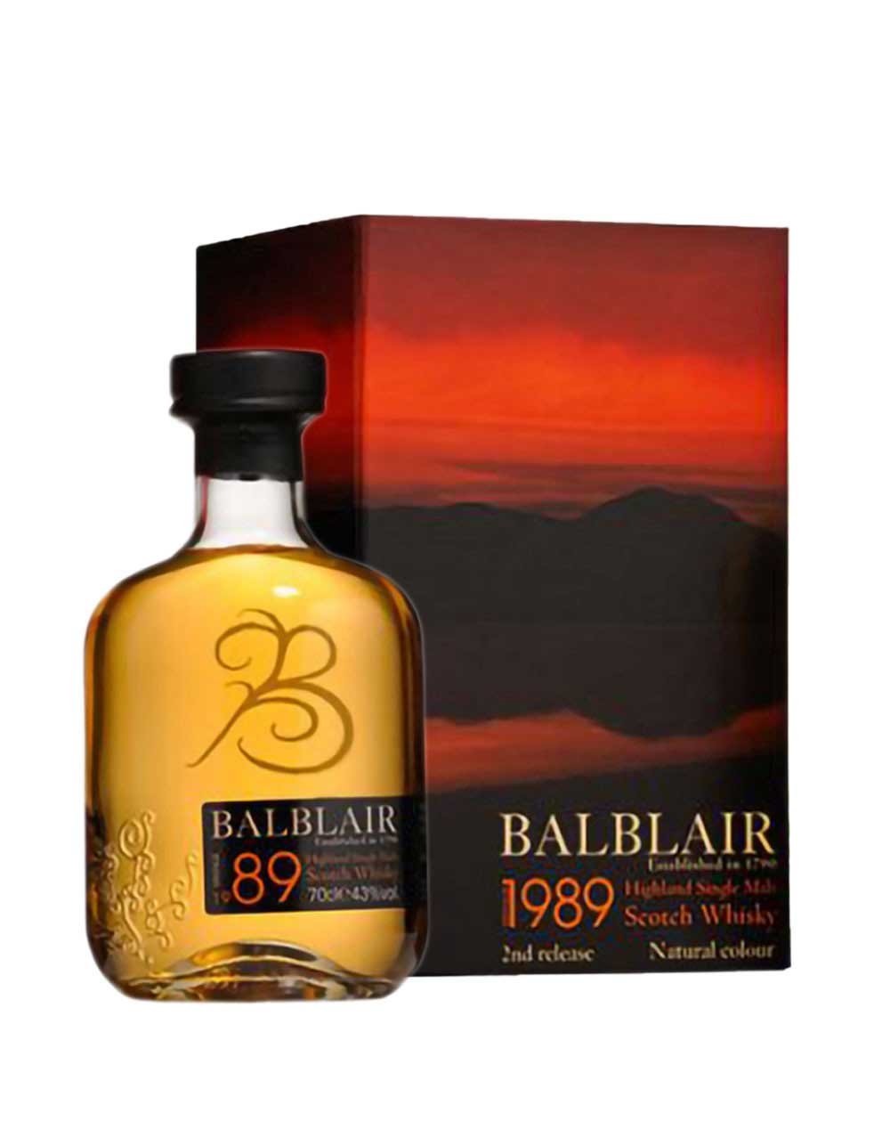 Balblair 1989 Vintage Single Malt Scotch Whisky