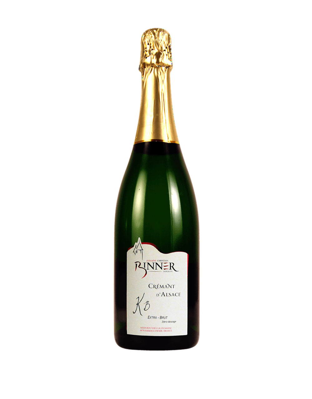 Binner KB Cremant d'Alsace Zero Dosage Extra Brut 2011 France