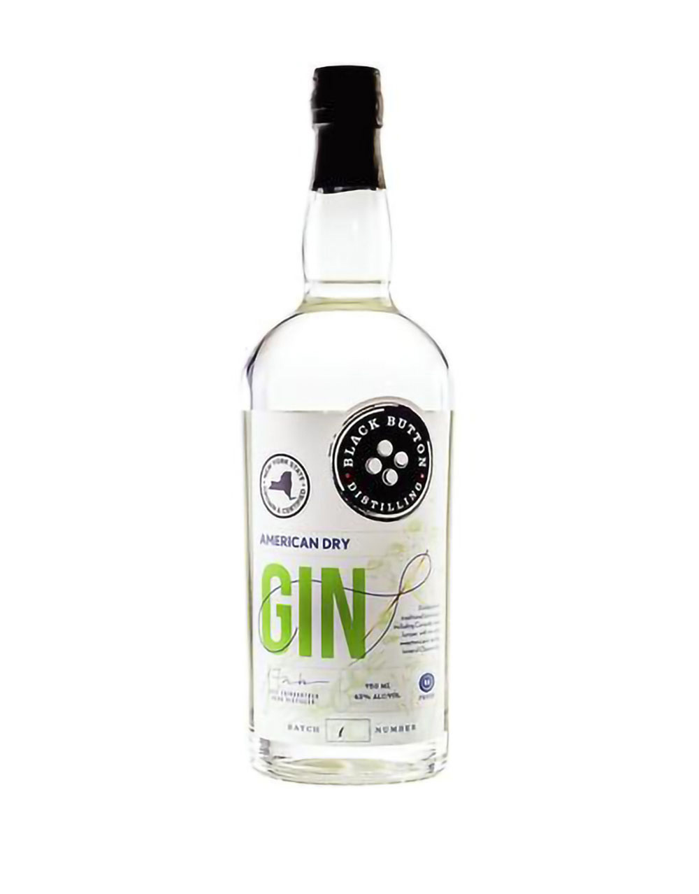 Black Button American Dry Gin