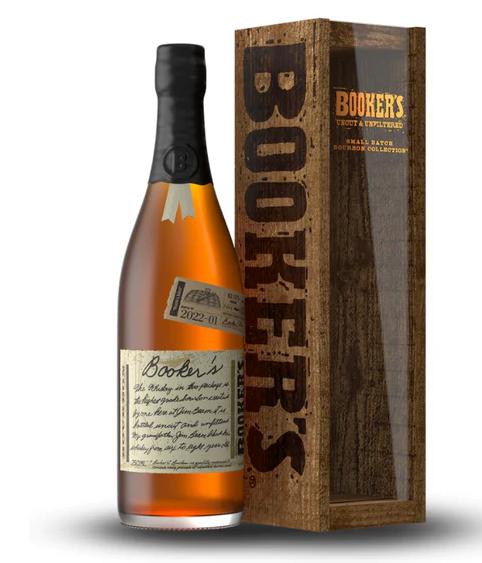 Bookers Kentucky Straight Bourbon Whiskey Ronnie's Batch #2022-01 Proof 124.3 6 year 750 ml