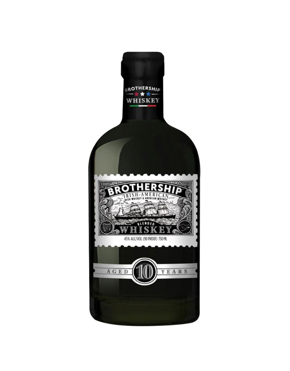 Brothership Irish-American Blended Whiskey Aged 10 Year Old