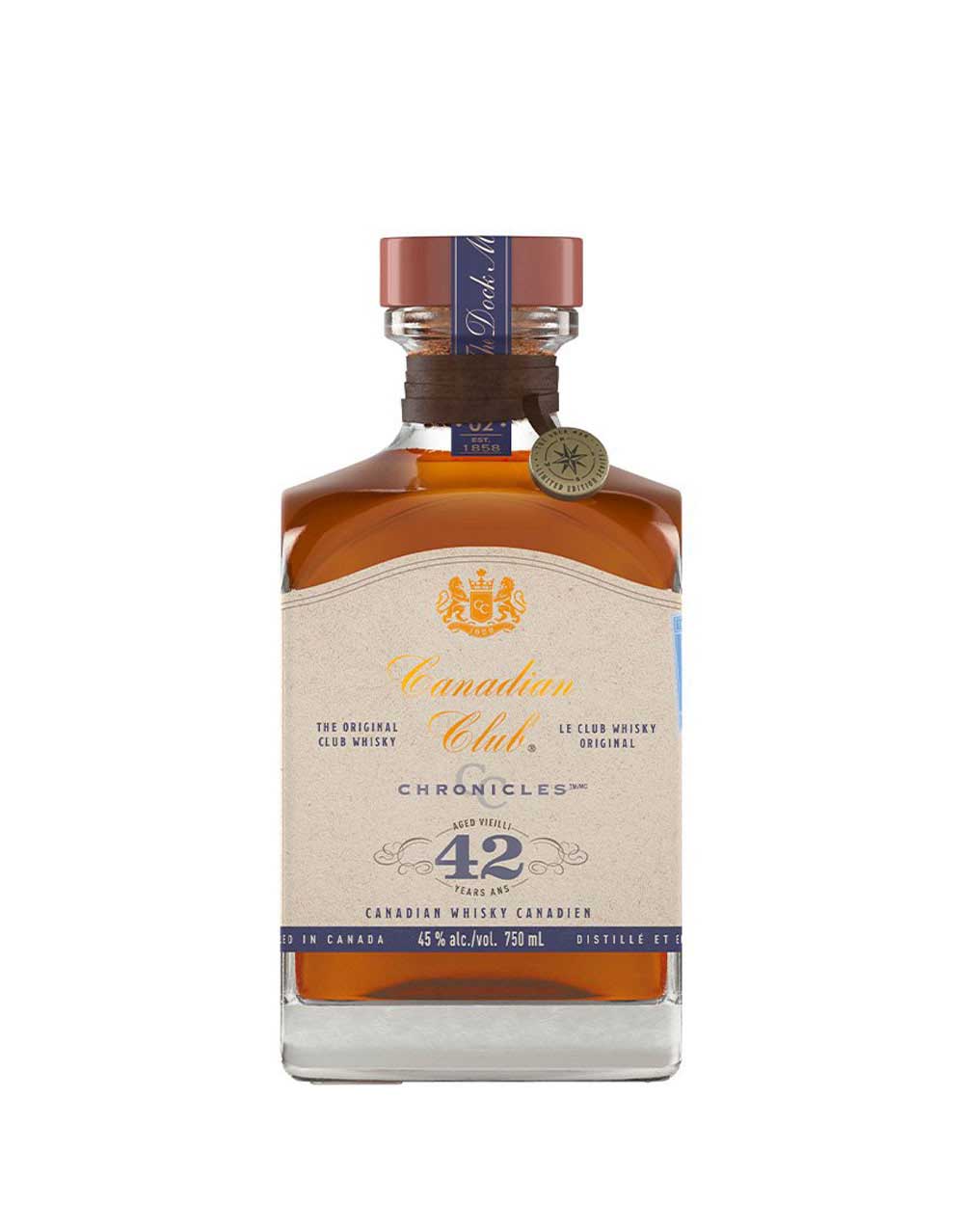 Canadian Club Chronicles 42 Year Old Canadian Whisky