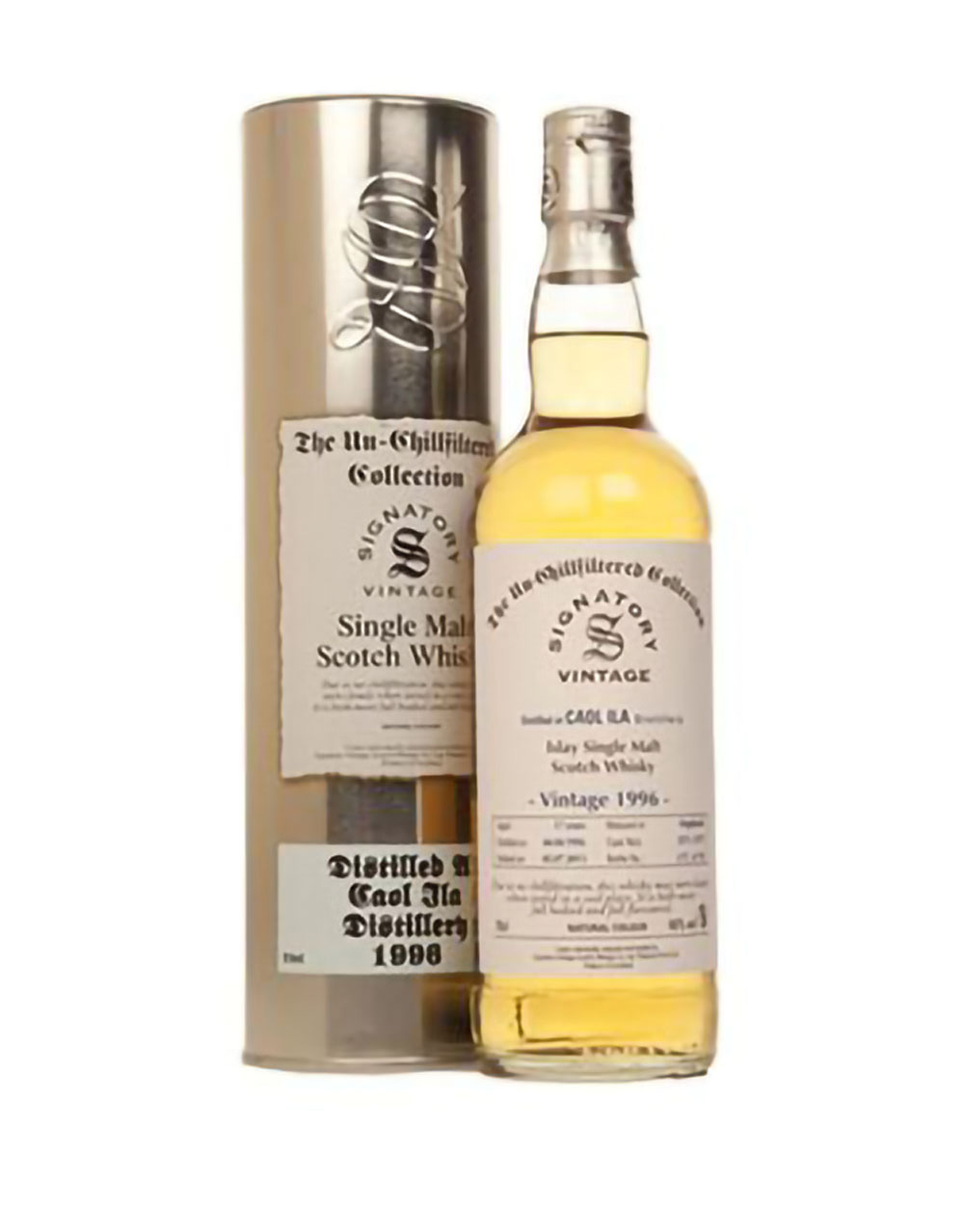 Caol Ila 1996 17 Year Old Single Malt Scotch (Signatory Bottling)