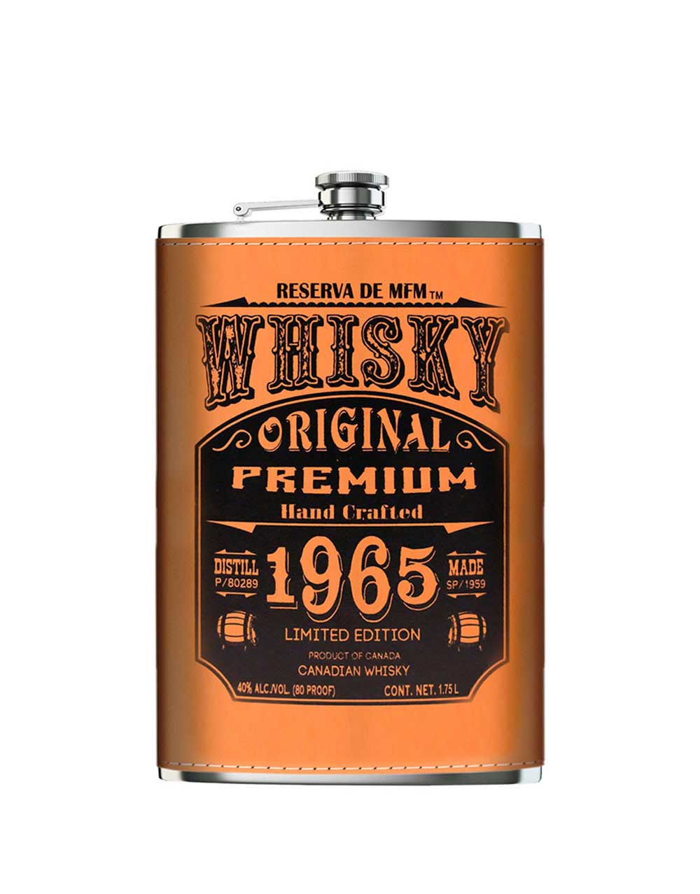 Casa Maestri Flask Canadian Whisky 1.75L