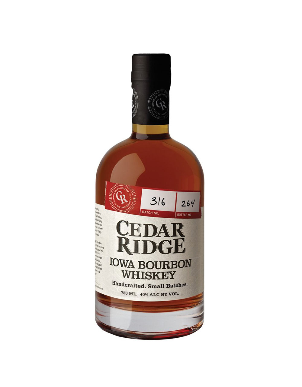 Cedar Ridge Iowa Bourbon Whiskey