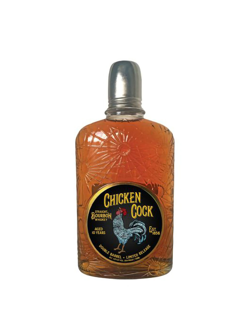 Chicken Cock 10 Year Old Double Barrel Bourbon Whiskey