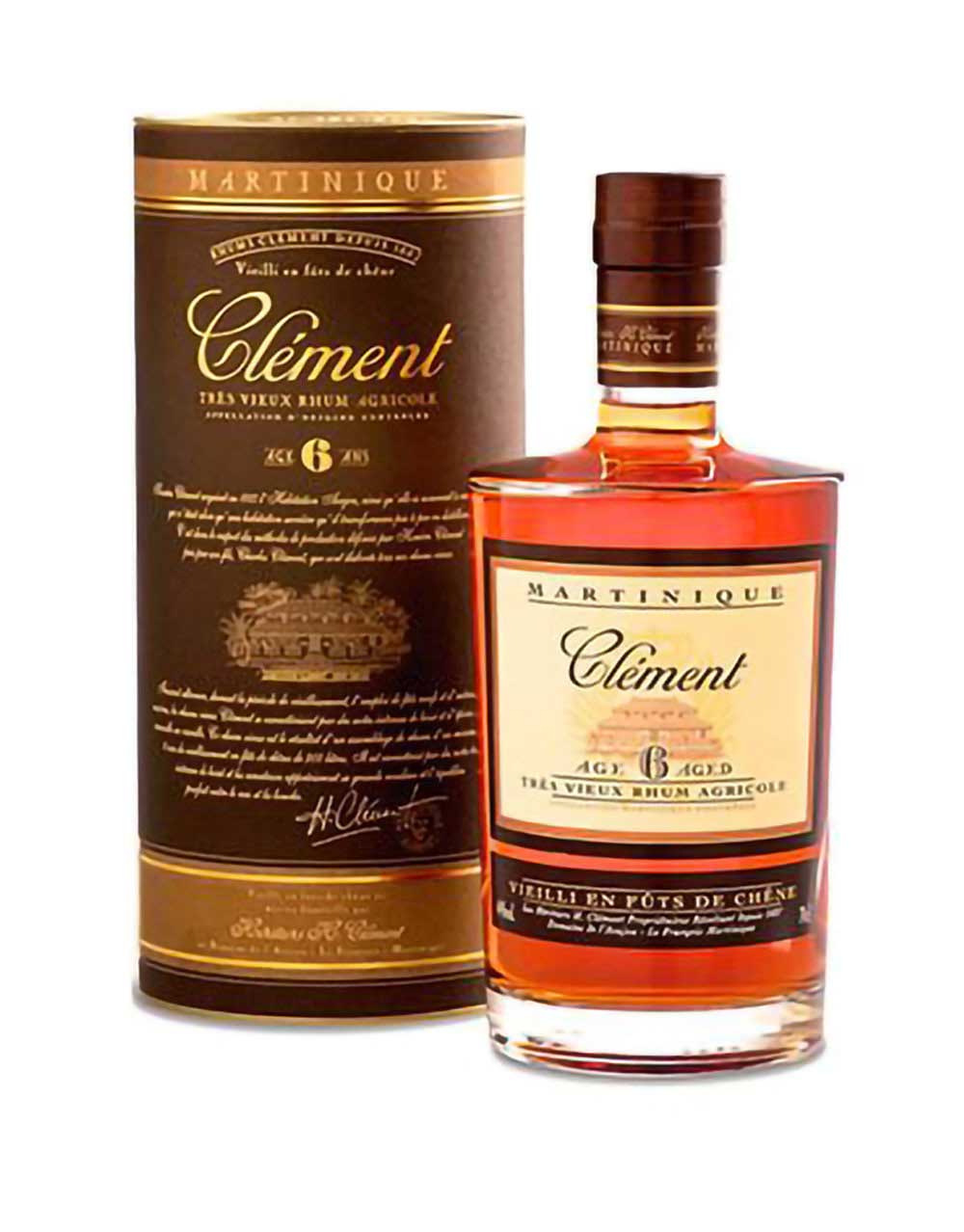 Rhum Clement 6 Year Old Tres Vieux Rhum Agricole Grande Reserve