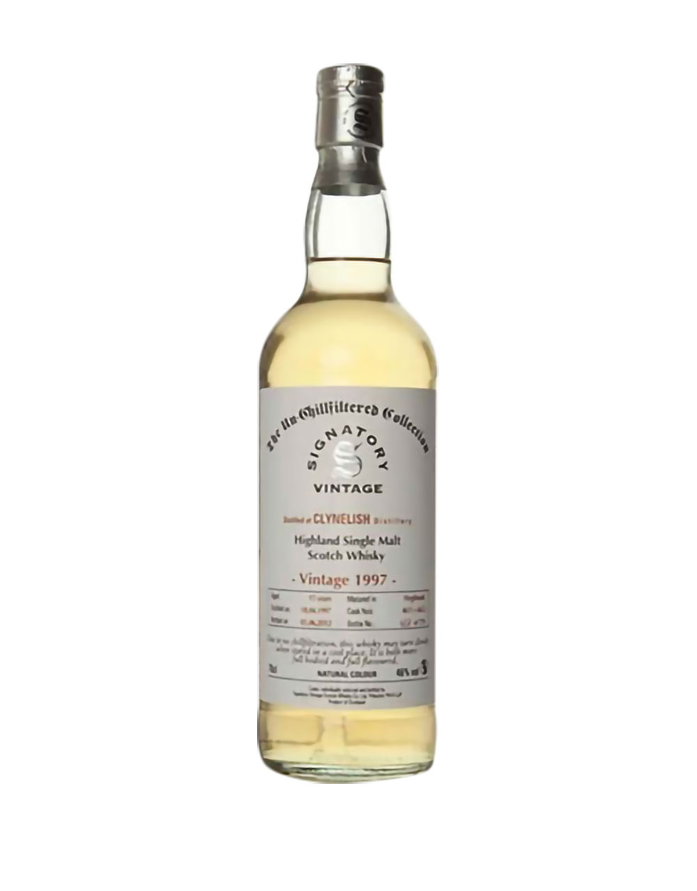 Clynelish 15 Year Old Single Malt Scotch Whisky (Signatory Bottling)