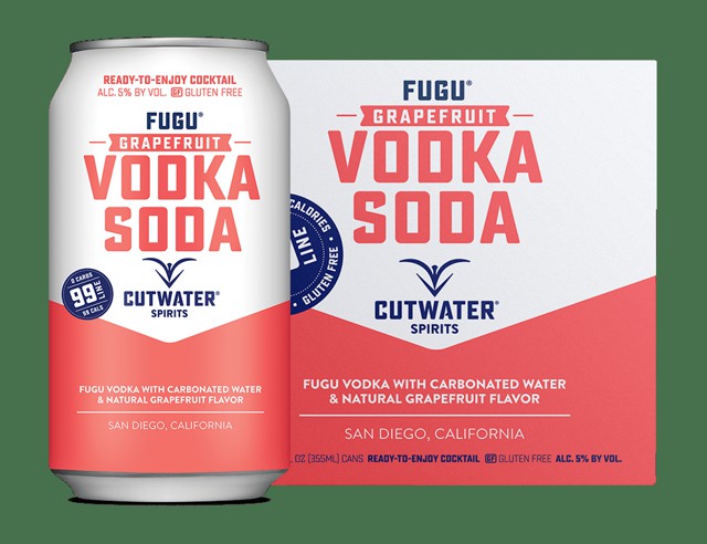 Cutwater Grapefruit vodka soda 4 pack cans 4x355 ml Vodka