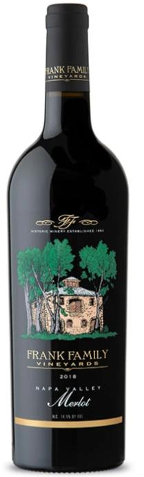 Frank Family Merlot 2018 750ml Merlot