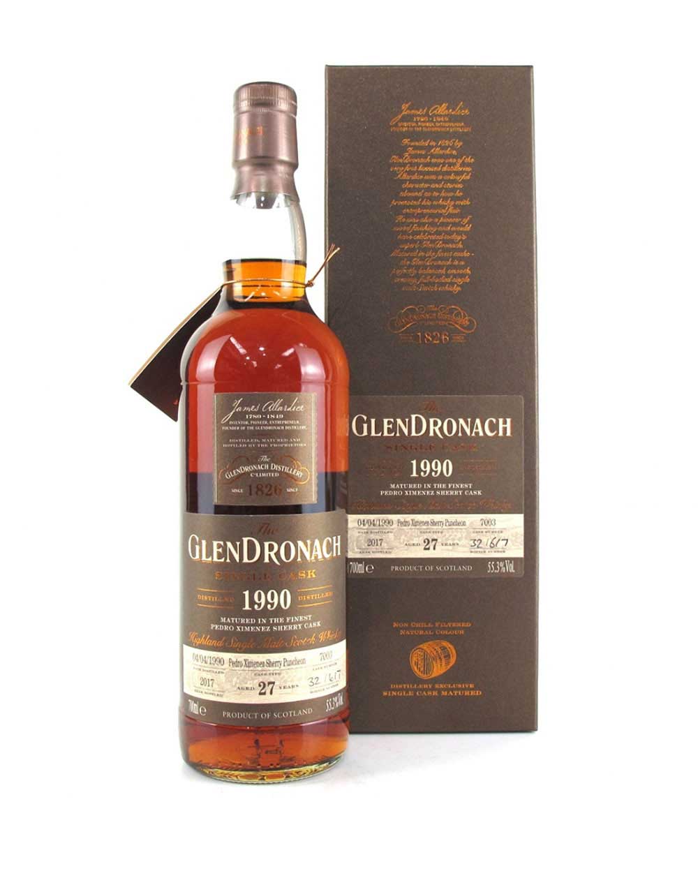 Glendronach Single Cask Sherry Butt 27 Year