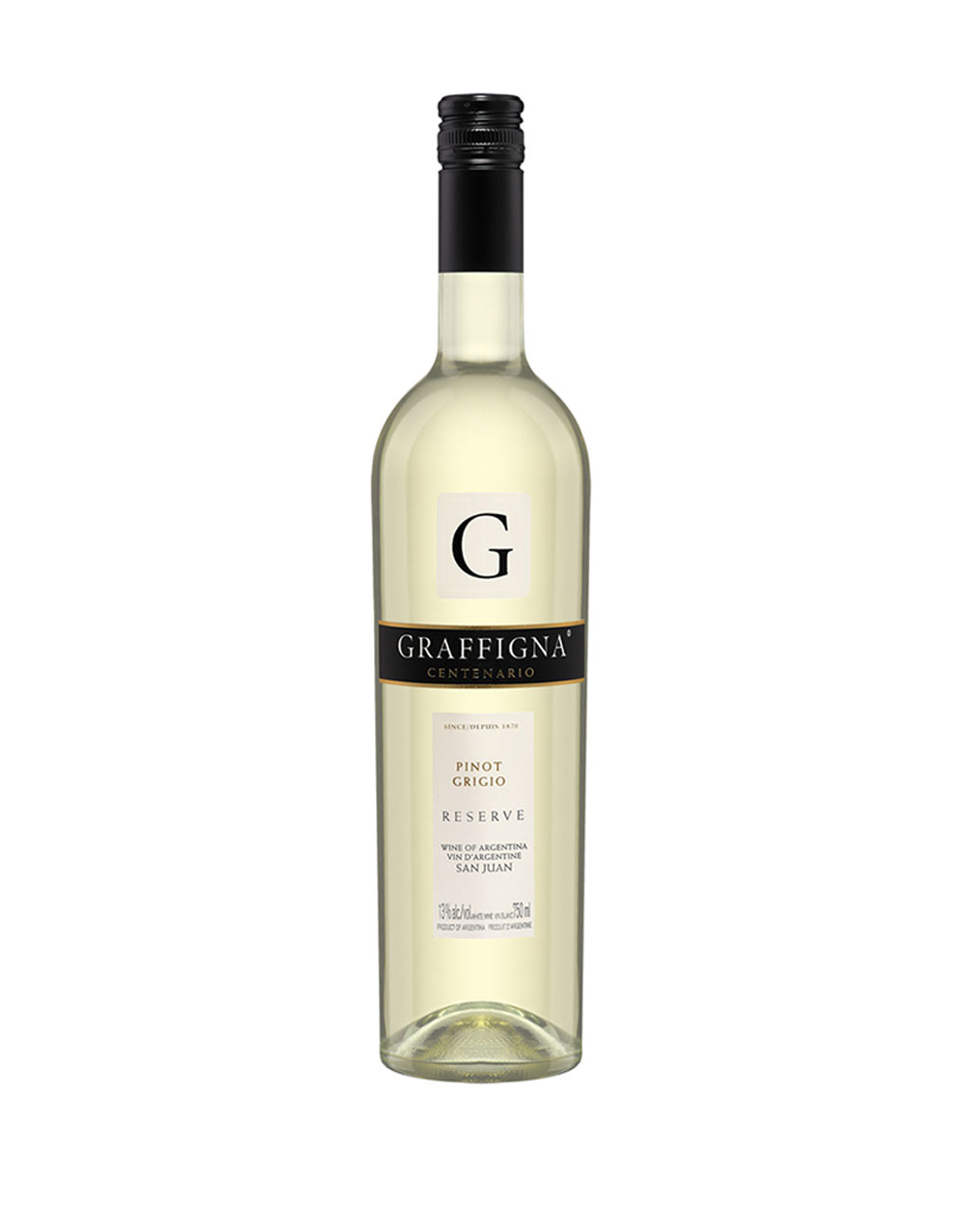 Graffigna Centenario Reserve Pinot Grigio Tulum Valley Argentina