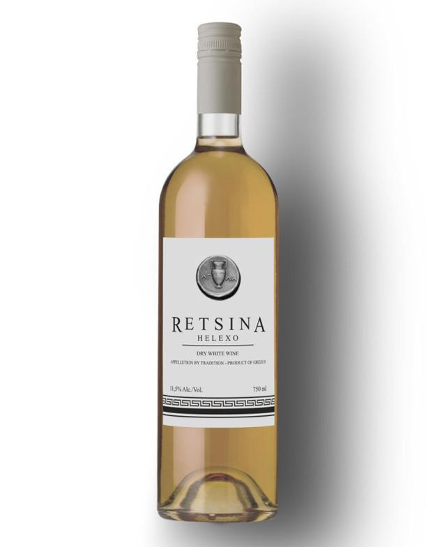 Helexo Dry Retsina 750 ml Other White