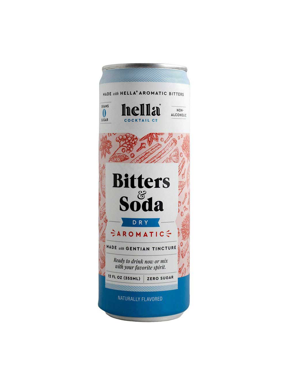 Hella Cocktail Bitters & Soda Dry Aromatic (4 pack)