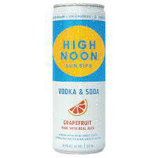 High Noon Sun Sips Hard Seltzer Grapefruit (4pack) 355ml Canned Cocktails