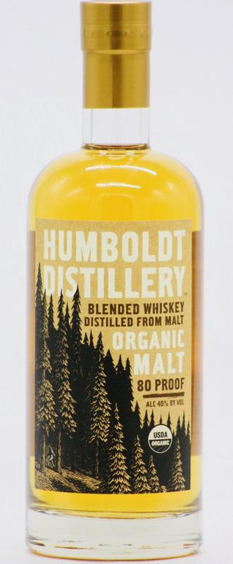 Humboldt Distillery Blended Whiskey Distilled From Malt Organic  Malt 80 Proof 750 ml Whisky